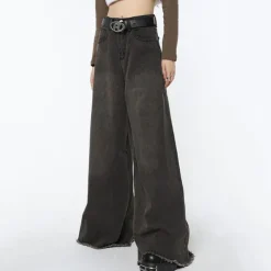 Jeans*Boogzel Clothing Super Wide Jeans 90s DarkGrey