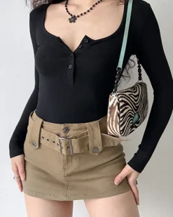 Skirts*Boogzel Clothing Superstar Y2K Mini Skirt