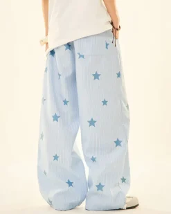 Pants & Trousers*Boogzel Clothing Sweet Attitude Baby Star Pants Blue