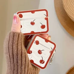Iphone Cases*Boogzel Clothing Sweet Cherry AirPods Case Red