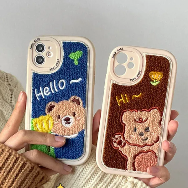 Iphone Cases*Boogzel Clothing Teddy Bear iPhone Case