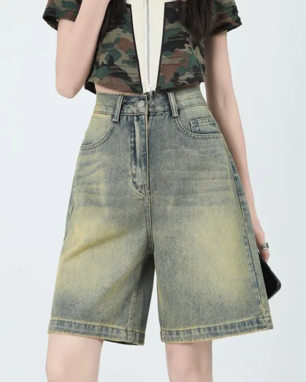 Shorts*Boogzel Clothing Teen Craft Knee-Length Shorts Green