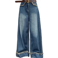 Jeans*Boogzel Clothing Teenage Drama Wide-Leg Jeans Blue