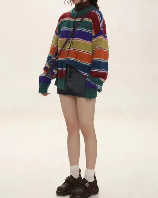 Striped Sweaters|Knit Cardigans*Boogzel Clothing Teenage Dream Striped Cardigan Multi