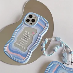 Iphone Cases*Boogzel Clothing The Beauty Of The World iPhone Case Blue