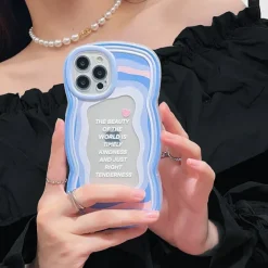 Iphone Cases*Boogzel Clothing The Beauty Of The World iPhone Case Blue