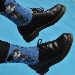 Socks*Boogzel Clothing The Kiss Klimt Socks in Blue