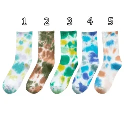 Socks*Boogzel Clothing Tie Dye Crew Socks