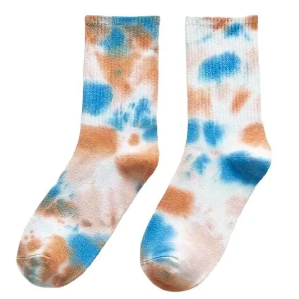 Socks*Boogzel Clothing Tie Dye Crew Socks