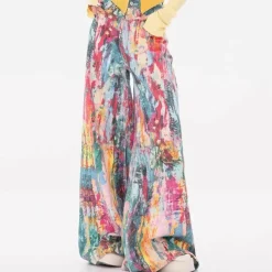 Jeans*Boogzel Clothing Tie-Dye Wide-Leg Jeans Multi