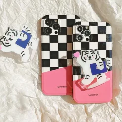 Iphone Cases*Boogzel Clothing Tiger Plaid iPhone Case