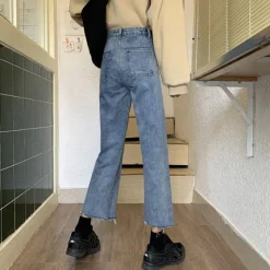 Jeans*Boogzel Clothing Too Annoyed High Waist Jeans Blue