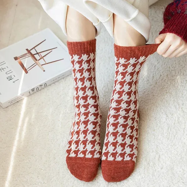 Socks*Boogzel Clothing Too Well Brown Socks