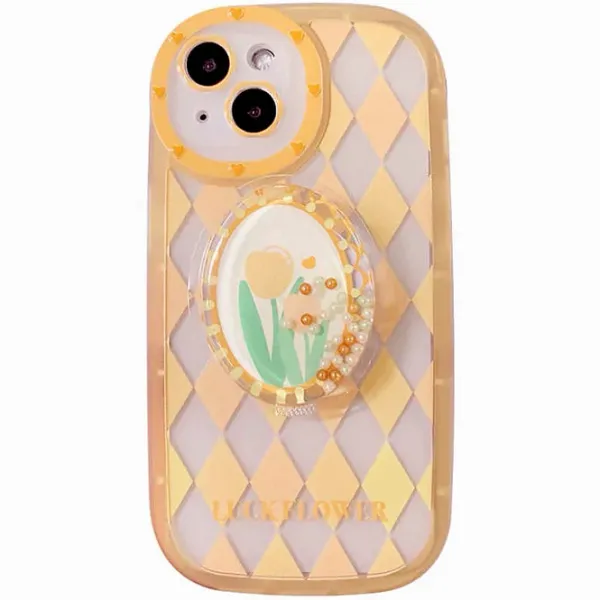 Iphone Cases*Boogzel Clothing Tulip Argyle Check iPhone Case