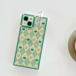 Iphone Cases*Boogzel Clothing Tulip Argyle iPhone Case Green