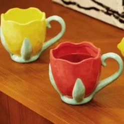 Aesthetic Kitchen|Aesthetic Room Decor*Boogzel Clothing Tulip Ceramic Mug