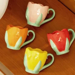 Aesthetic Kitchen|Aesthetic Room Decor*Boogzel Clothing Tulip Ceramic Mug