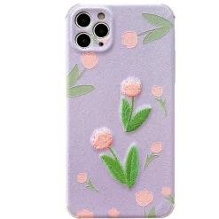 Iphone Cases*Boogzel Clothing Tulip Embroidery iPhone Case Purple