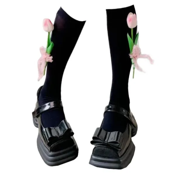 Socks*Boogzel Clothing Tulip Flower Tube Socks