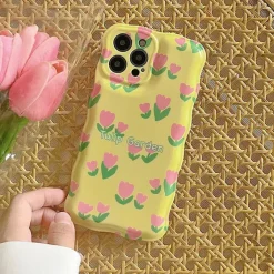 Iphone Cases*Boogzel Clothing Tulip Garden iPhone Case Yellow