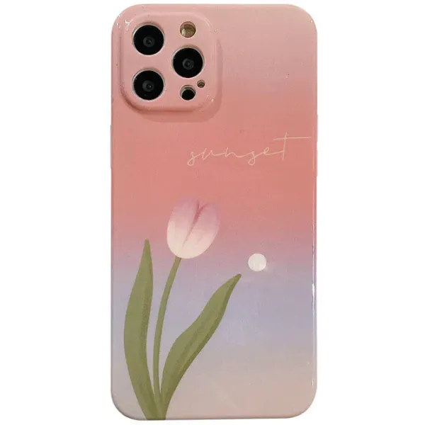 Iphone Cases*Boogzel Clothing Tulip Gradient iPhone Case Pink