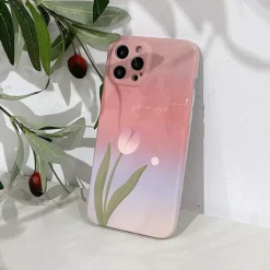Iphone Cases*Boogzel Clothing Tulip Gradient iPhone Case Pink