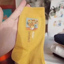 Socks*Boogzel Clothing Van Gogh Series 2 Pack Socks Multicolor