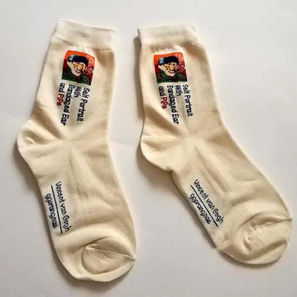 Socks*Boogzel Clothing Van Gogh Series 2 Pack Socks Multicolor