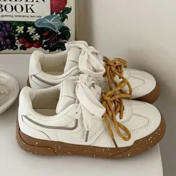 Aesthetic Sneakers*Boogzel Clothing Vanilla Latte Sneakers Beige