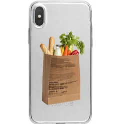 Iphone Cases*Boogzel Clothing Vegetables Shopping Bag iPhone Case