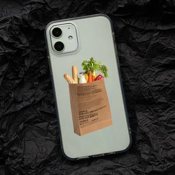 Iphone Cases*Boogzel Clothing Vegetables Shopping Bag iPhone Case