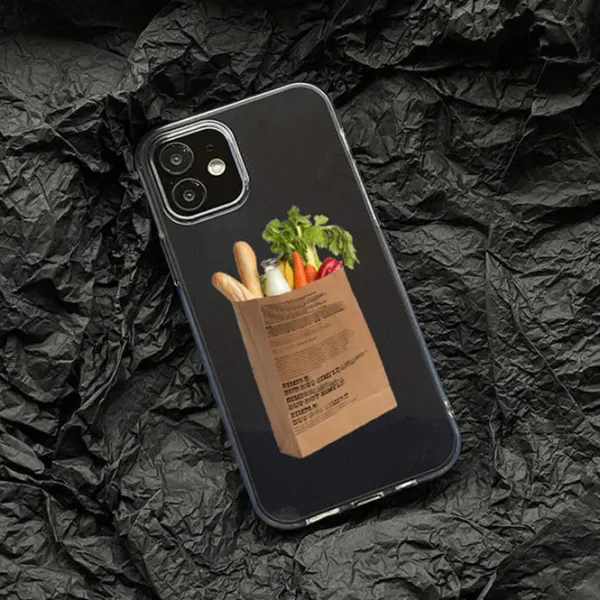 Iphone Cases*Boogzel Clothing Vegetables Shopping Bag iPhone Case