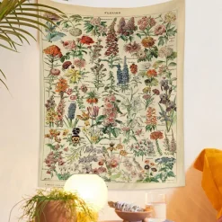 Posters / Tapestry*Boogzel Clothing Vintage Aesthetic Fleurs Wall Tapestry