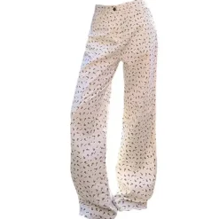 Pants & Trousers*Boogzel Clothing Vintage Aesthetic Floral Print Cord Pants