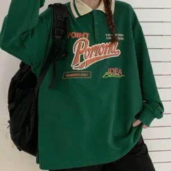 Sweatshirts*Boogzel Clothing Vintage Collar Sweatshirt