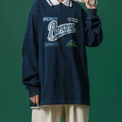 Sweatshirts*Boogzel Clothing Vintage Collar Sweatshirt