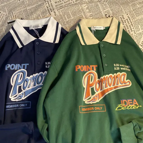 Sweatshirts*Boogzel Clothing Vintage Collar Sweatshirt