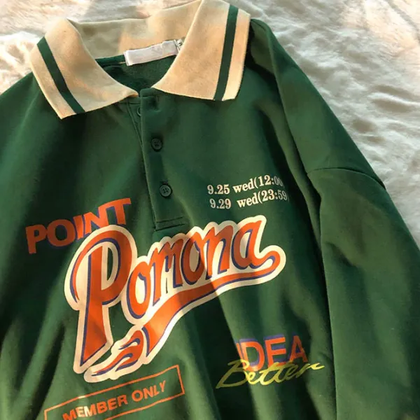 Sweatshirts*Boogzel Clothing Vintage Collar Sweatshirt