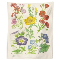 Posters / Tapestry*Boogzel Clothing Vintage Flower Wall Tapestry