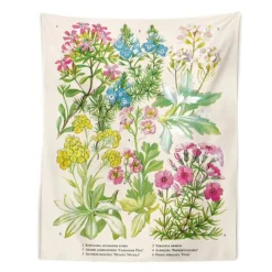 Posters / Tapestry*Boogzel Clothing Vintage Flower Wall Tapestry