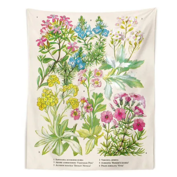 Posters / Tapestry*Boogzel Clothing Vintage Flower Wall Tapestry