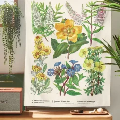 Posters / Tapestry*Boogzel Clothing Vintage Flower Wall Tapestry