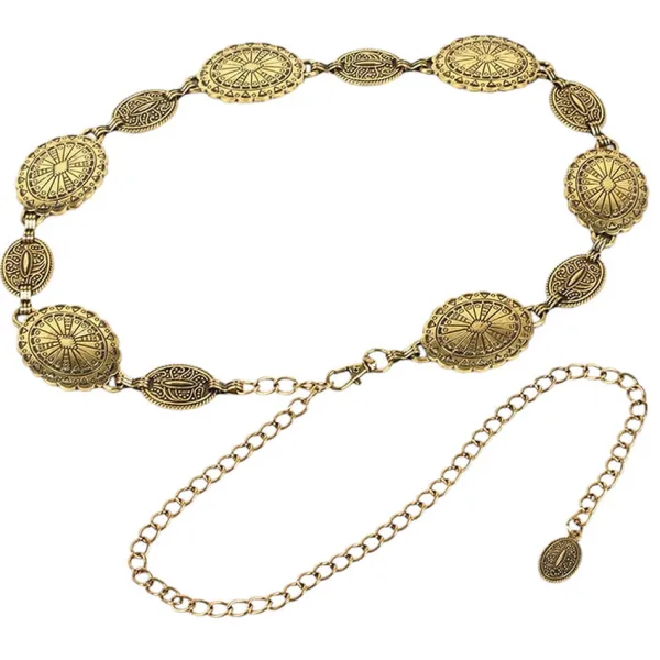 Belts & Chains*Boogzel Clothing Vintage Style Medallion Chain Belt