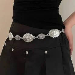 Belts & Chains*Boogzel Clothing Vintage Style Medallion Chain Belt