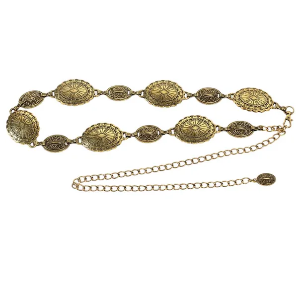 Belts & Chains*Boogzel Clothing Vintage Style Medallion Chain Belt