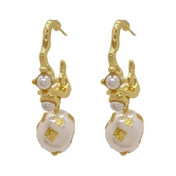 Earrings*Boogzel Clothing Vintage Style Renaissance Earrings Gold