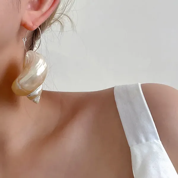 Earrings*Boogzel Clothing Vintage Style Seashell Earrings