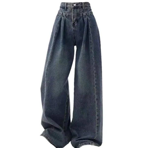 Jeans*Boogzel Clothing Vintage Wide Leg Jeans Blue