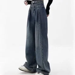 Jeans*Boogzel Clothing Vintage Wide Leg Jeans Blue