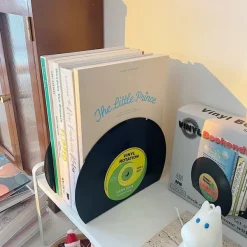 Aesthetic Room Decor*Boogzel Clothing Vinyl Record Book Stand Black